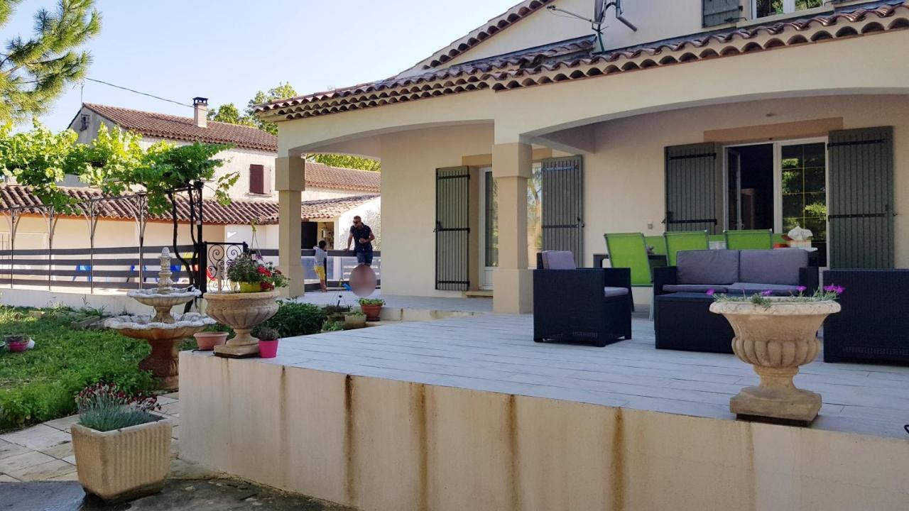 Charmante Maison Climatisee Vedene - Avignon Avec Piscine Екстериор снимка