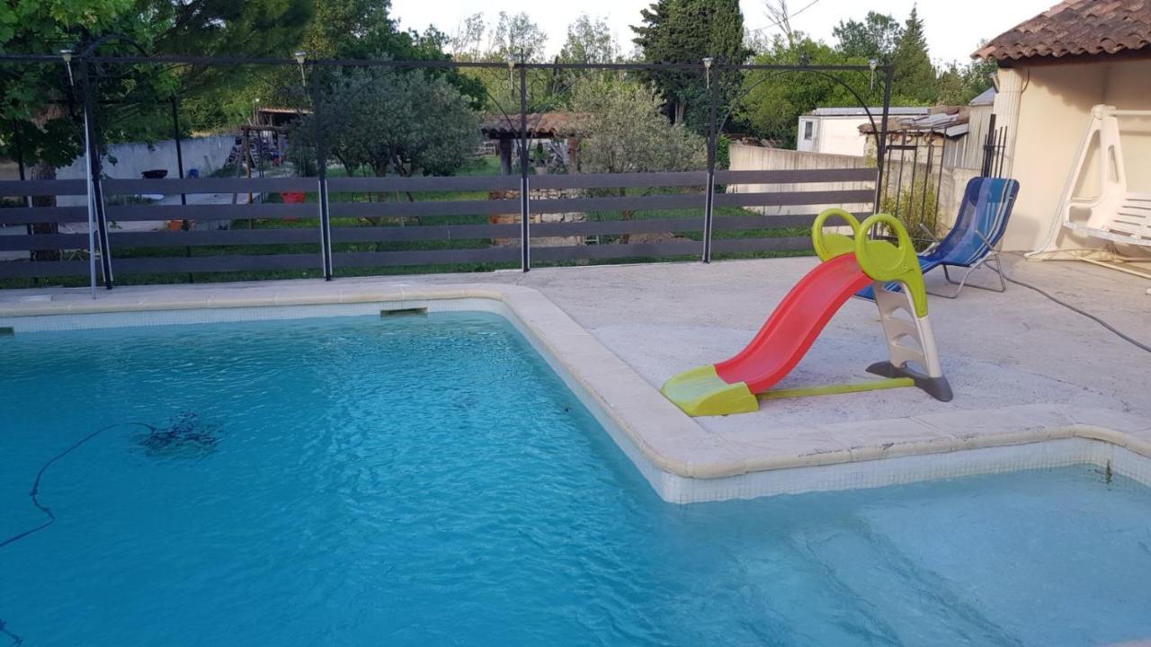 Charmante Maison Climatisee Vedene - Avignon Avec Piscine Екстериор снимка