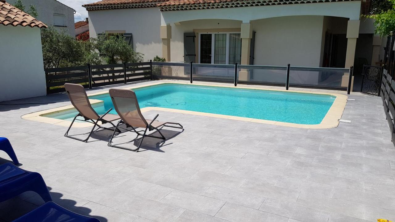 Charmante Maison Climatisee Vedene - Avignon Avec Piscine Екстериор снимка